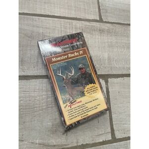 Monster Bucks IV Realtree‎ Deer Hunting VHS Cassette Tape